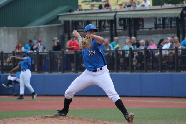 Hudson Valley Renegades on the mound