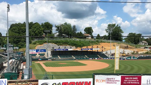 Calfee Park, home of the Pulaski Yankees