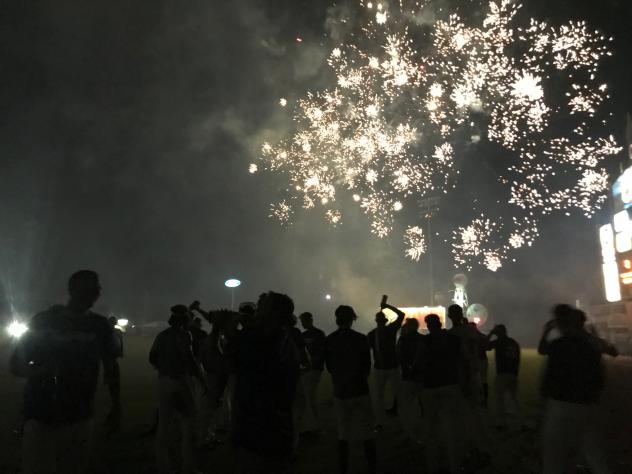 Lexington Legends celebrate a return to the SAL Championship Series