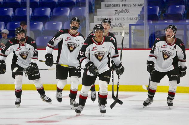 Centre Justin Sourdif and the Vancouver Giants