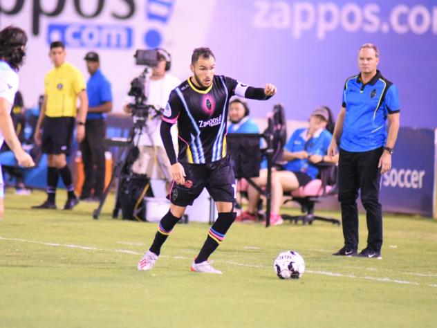 Las Vegas Lights FC captain Bryan De La Fuente