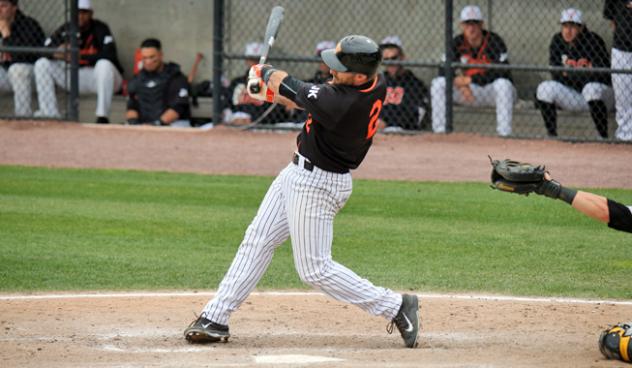 Steve Lombardozzi of the Long Island Ducks