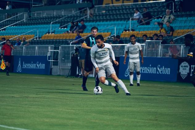 Sacramento Republic FC with possession vs. Austin Bold FC