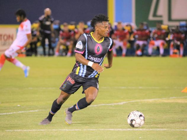 Tabort Etaka Preston led Las Vegas Lights FC with four shots taken, with two of them being on target