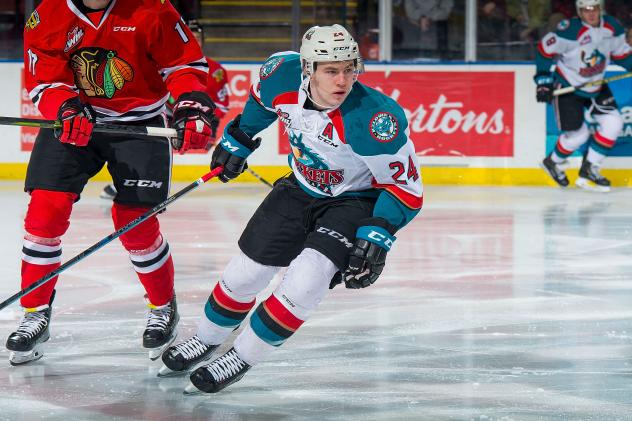 Kelowna Rockets centre Kyle Topping