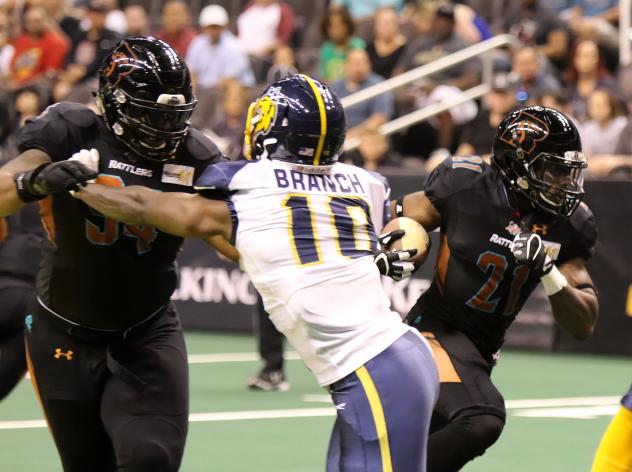 Arizona Rattlers offensive lineman Lamar Mady