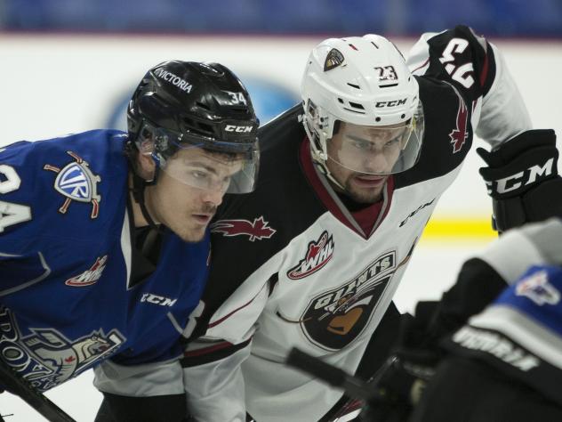 Forward Jadon Joseph with the Vancouver Giants