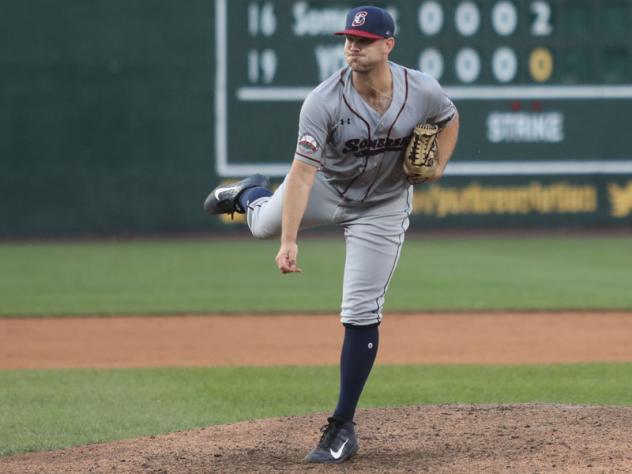 Somerset Patriots pitcher Liam O'Sullivan