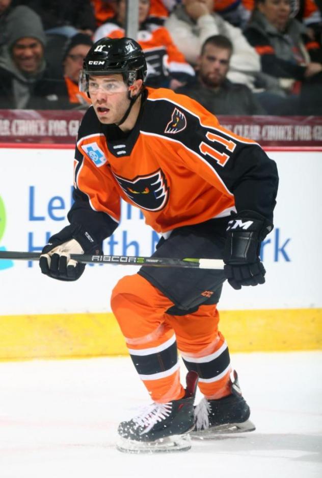 Lehigh Valley Phantoms forward Steven Swavely