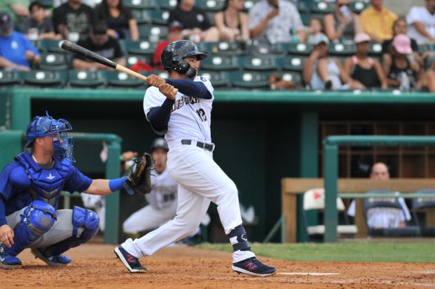 San Antonio Missions outfielder Trent Grisham