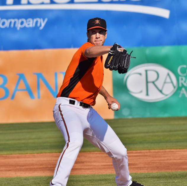 Frederick Keys pitcher Cameron Bishop