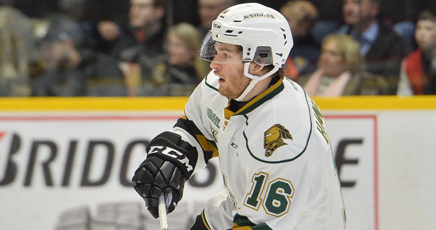 Forward Kevin Hancock with the London Knights