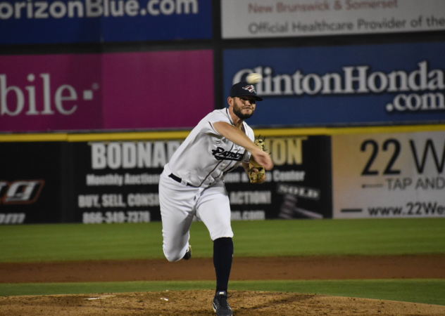 Somerset Patriots pitcher Liam O'Sullivan