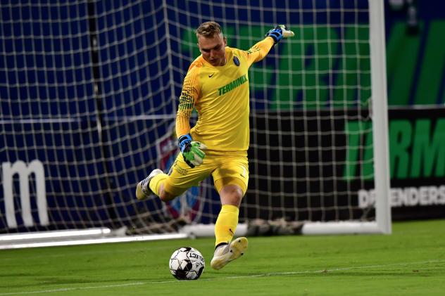 Memphis 901 FC goalkeeper Jeff Caldwell