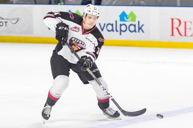 Forward Brayden Watts with the Vancouver Giants