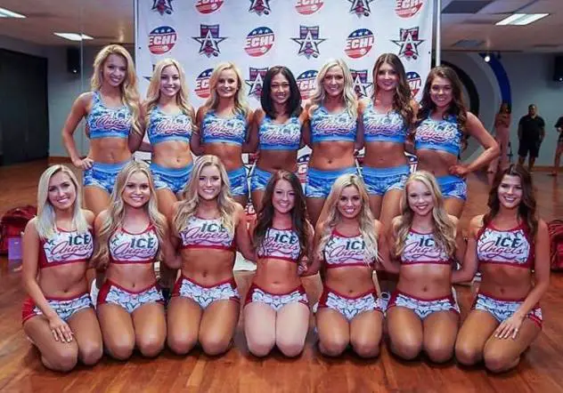 The Allen Americans Ice Angels squad