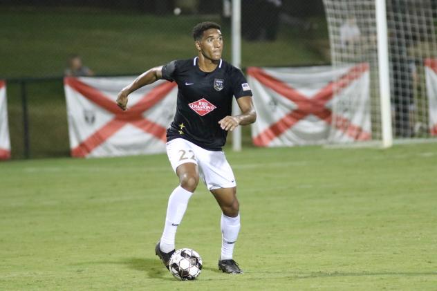 Birmingham Legion FC defender Mathieu Laurent