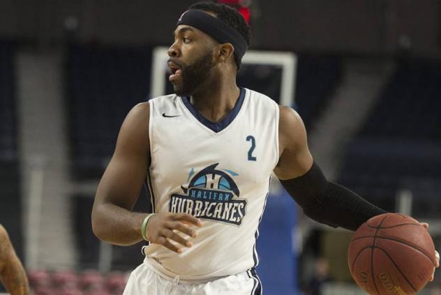 Ta'Quan Zimmerman with the Halifax Hurricanes
