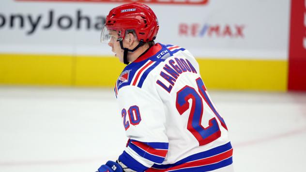 Isaac Langdon of the Kitchener Rangers
