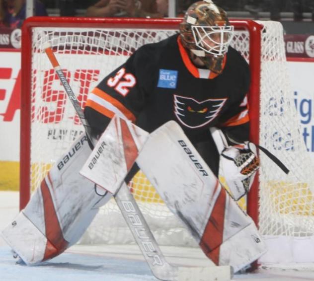Lehigh Valley Phantoms goaltender Felix Sandstrom