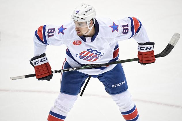 Rochester Americans forward Brett Murray