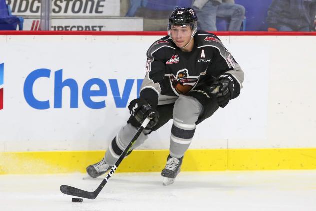Forward Owen Hardy with the Vancouver Giants