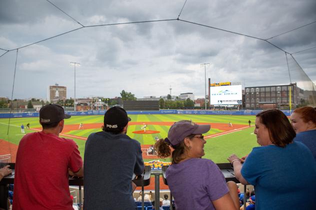 Fans enjoy a High Point Rockers game