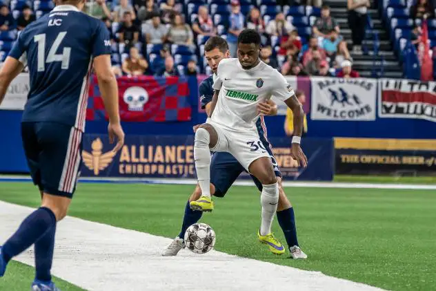 Marcus Epps of Memphis 901 FC vs. Indy Eleven