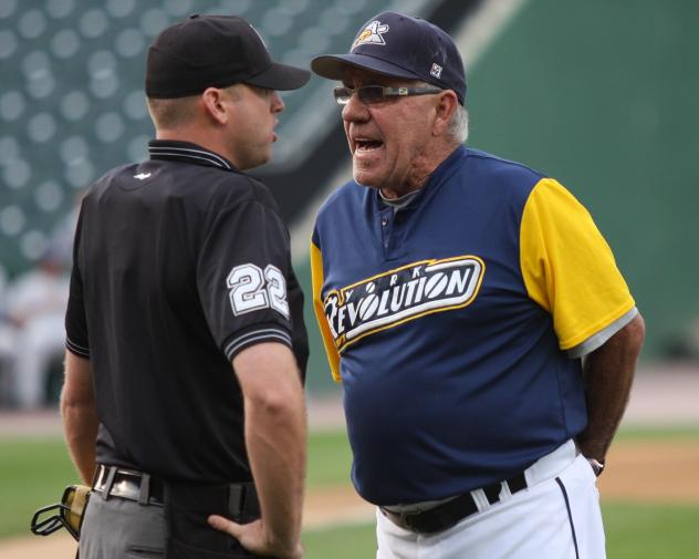 Former York Revolution manager Andy Etchebarren