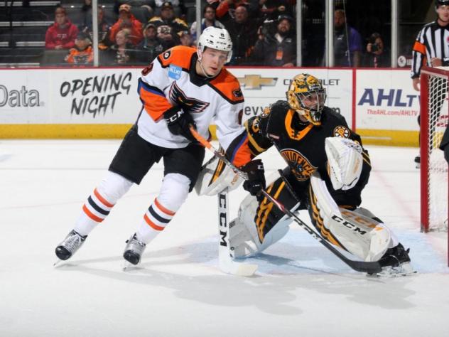 Lehigh Valley Phantoms battle the Providence Bruins on opening night