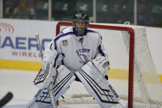 Tri-City Storm goaltender Daniel Allin