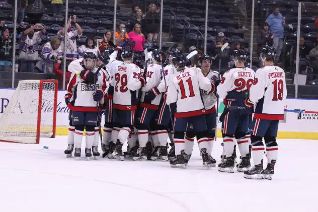 Amarillo Bulls celebrate a win