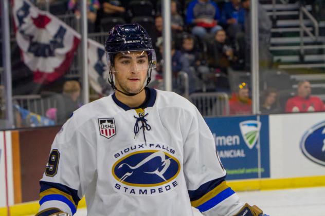 Conner McGinnis of the Sioux Falls Stampede