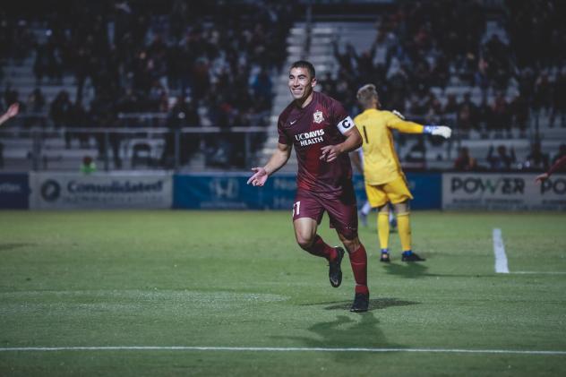 Sacramento Republic FC forward Cameron Iwasa