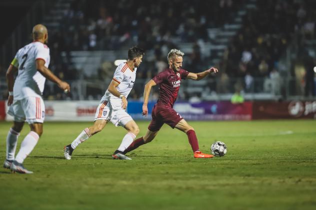 Sacramento Republic FC forward Villyan Bijev vs. Orange County SC