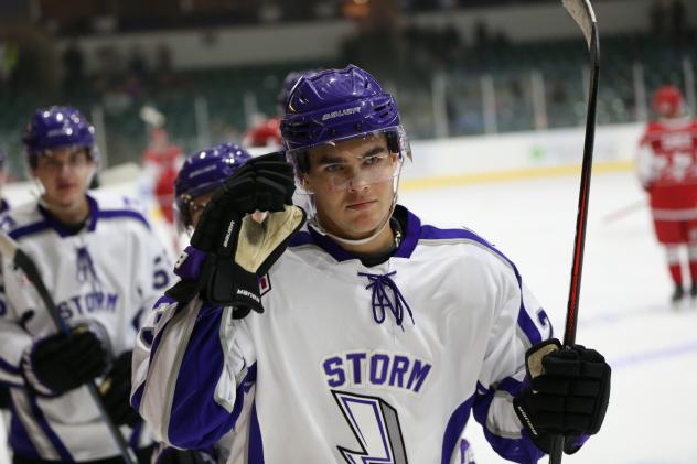 Felix Carenfelt of the  Tri-City Storm