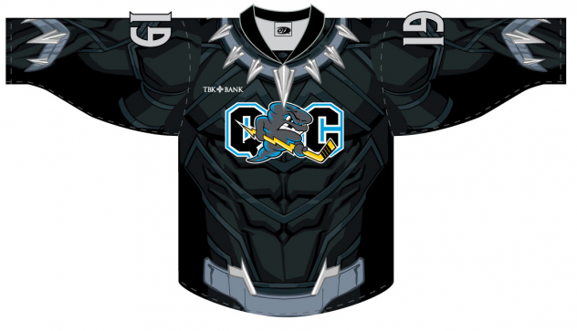 Quad City Storm Black Panther jersey