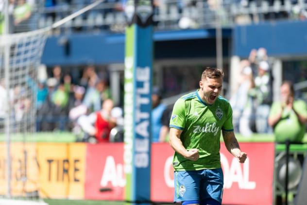 Seattle Sounders FC forward Jordan Morris