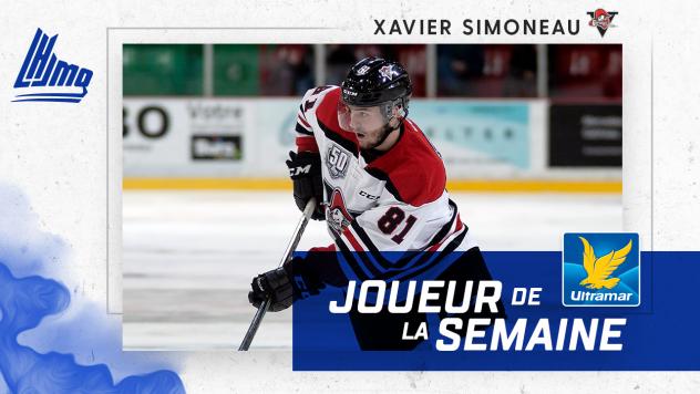 Xavier Simoneau of the Drummondville Voltigeurs