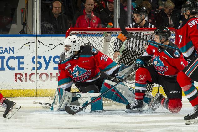 Kelowna Rockets goaltender Roman Basran