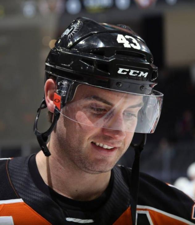 T.J. Brennan of the Lehigh Valley Phantoms