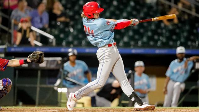 Clearwater Threshers with a big swing