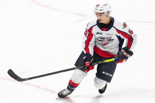 Windsor Spitfires forward Wyatt Johnston