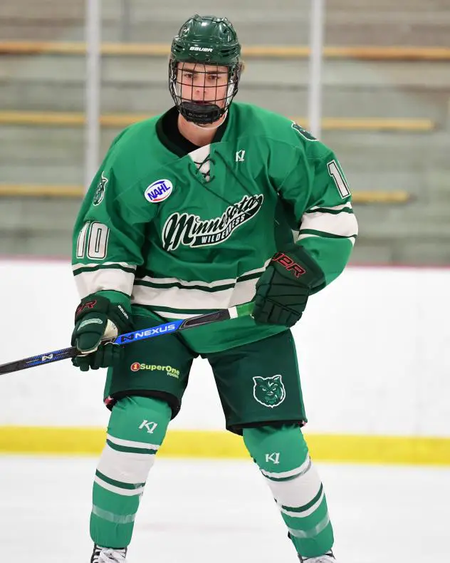 Forward Nick Portz with the Minnesota Wilderness