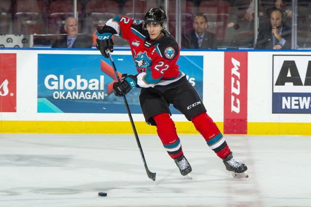 Kelowna Rockets left wing Dillon Hamaliuk