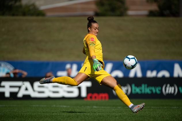 Sky Blue FC goalkeeper Kailen Sheridan