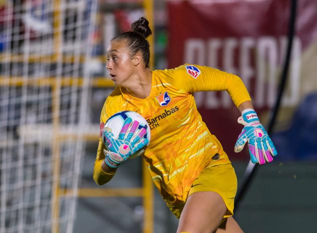 Sky Blue FC goalkeeper Kailen Sheridan