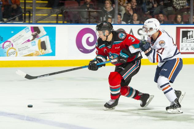 Kelowna Rockets defenceman Sean Comrie