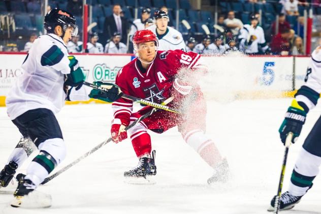 Jared VanWormer of the Allen Americans