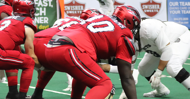 Jacksonville Sharks offensive lineman Mike Williams